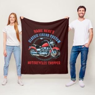 Cobertor De Velo Adicionar Nome Clássico - helicóptero Vermelho d