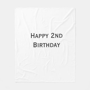 Cobertor De Velo adicionar seu texto personalizado feliz aniversári