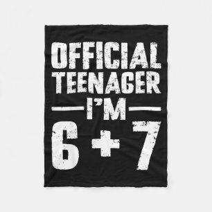 Cobertor De Velo Adolescente Eu Sou Aniversário De 13 Anos 6 7 Meme
