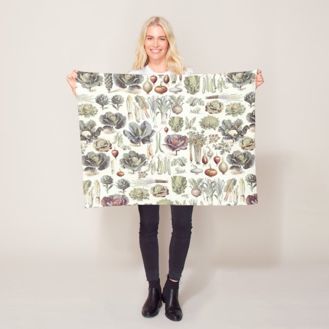Cobertor De Velo Adolphe Millot Vegetable Patterno Fleece Blanket (In Situ)