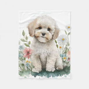 Cobertor De Velo Adorável Cachorrinho Poodle