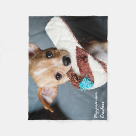 Cobertor De Velo Adorável Chihuahua Fleece Blanket