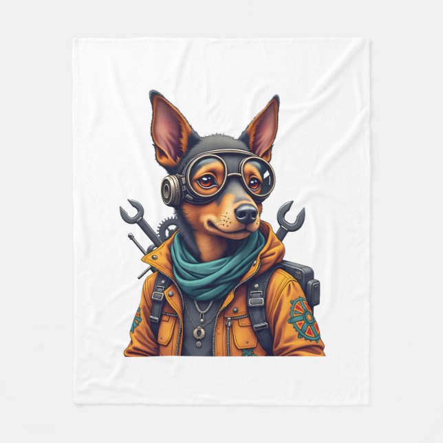 Cobertor De Velo Adventure Dog   (Frente)