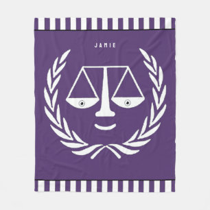 Cobertor De Velo Advogado criativo Fleece Blanket