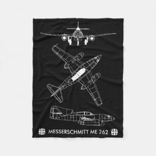Cobertor De Velo Aeronave Alemã Me 262 da 2ª Guerra Mundial
