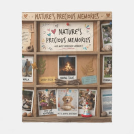 Cobertor De Velo Aesthetic Blurred Nature & Pets Memory Box