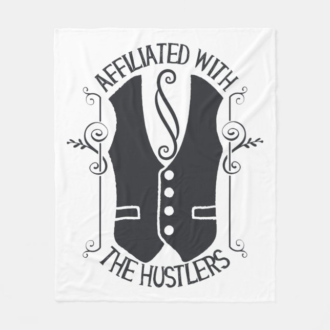 Cobertor De Velo Afiliados Aos Hustlers (Frente)