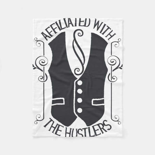 Cobertor De Velo Afiliados Aos Hustlers (Frente)