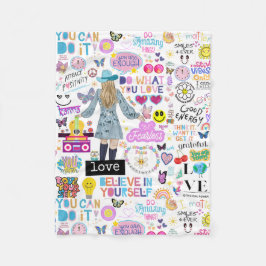 COBERTOR DE VELO AFIRMAÇÕES BLANKET