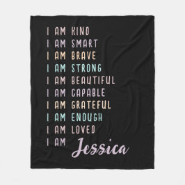 Cobertor De Velo Afirmações Positivas Para Mulheres Pretas Personal