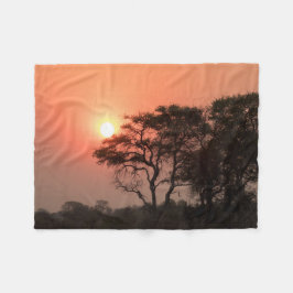 Cobertor De Velo África Árvores do Sol Paisagens Natureza Paisagens