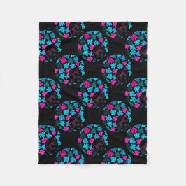 Cobertor De Velo Afro Diva Turquesa e Rosa Quente