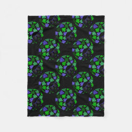 Cobertor De Velo Afro Diva Verde & Azul