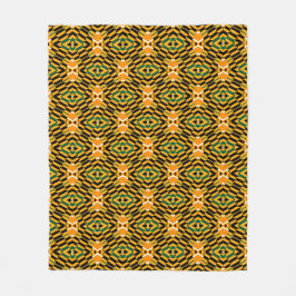Cobertor De Velo Afro Pop Kente Fleece Blanket