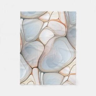 Cobertor De Velo Agates & River Rocks Fleece Blanket