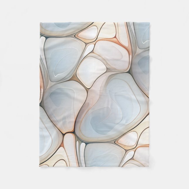 Cobertor De Velo Agates & River Rocks Fleece Blanket (Frente)