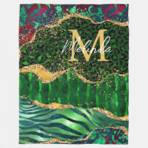 Agato de Impressão Animal Safari Verde