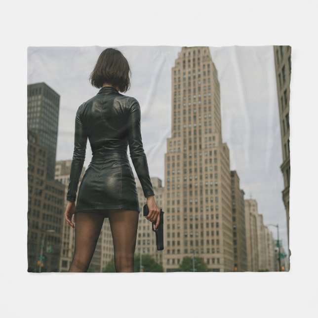 Cobertor De Velo Agentin Black Poster (Frente (Horizontal))