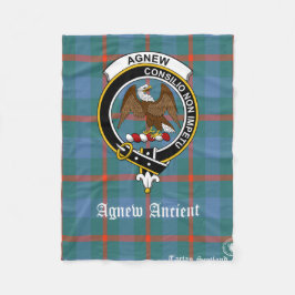 Cobertor De Velo Agnew Clan Tartan Scotland Fleece Blanket