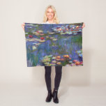 Cobertor De Velo Água Lily Pond, Monet<br><div class="desc">Oscar-Claude Monet (14 de novembro de 1840 - 5 de dezembro de 1926) era pintor francês, fundador da pintura impressionista francesa e o praticante mais consistente e prolífico da filosofia do movimento de expressar as suas percepções antes da natureza, especialmente quando aplicada à pintura da paisagem aérea. O termo "Impressionismo"...</div>