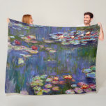 Cobertor De Velo Água Lily Pond, Monet<br><div class="desc">Oscar-Claude Monet (14 de novembro de 1840 - 5 de dezembro de 1926) era pintor francês, fundador da pintura impressionista francesa e o praticante mais consistente e prolífico da filosofia do movimento de expressar as suas percepções antes da natureza, especialmente quando aplicada à pintura da paisagem aérea. O termo "Impressionismo"...</div>