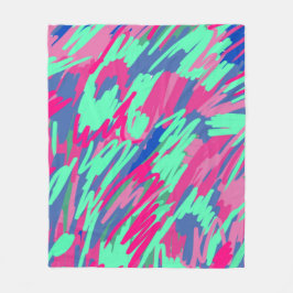 Cobertor De Velo Aguardando Impressão de Primavera Abstrato