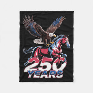Cobertor De Velo Águia Careca Cavalo Clydesdale Aniversário de 250
