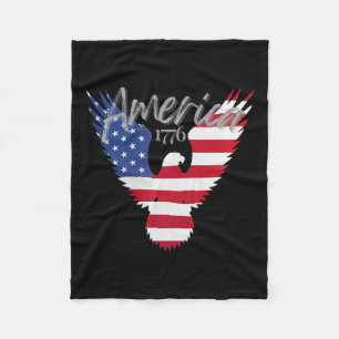 Cobertor De Velo Águia Da América1776 Patriótica Bandeira Dos Eua 4