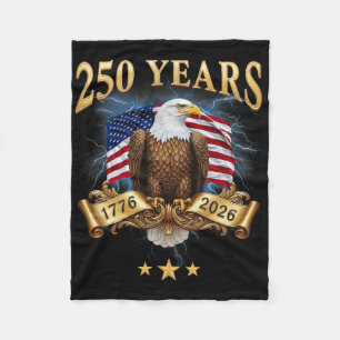 Cobertor De Velo Águia e Bandeira 250 Anos 1776-2026 250º Aniversár