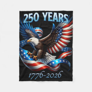 Cobertor De Velo Águia E Bandeira 250 Anos 1776-2026 250º Aniversár