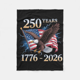 Cobertor De Velo Águia e Bandeira 250 Anos 1776-2026 250º Aniversár