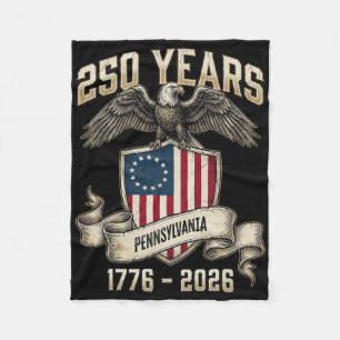 Cobertor De Velo Águia E Bandeira 250 Anos 1776-2026 Aniversário de