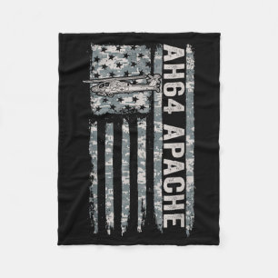 Cobertor De Velo Ah-64 apache bandeira americana helicóptero camo a