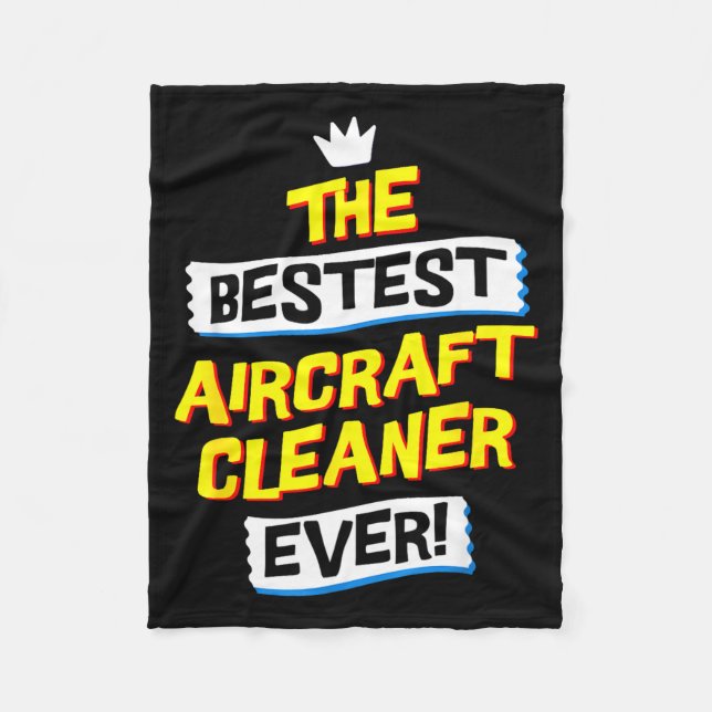 Cobertor De Velo Aircraft Cleaner, Funny Job Occupation  (Frente)