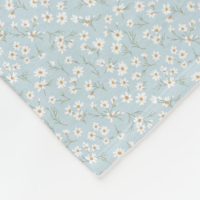 Cobertor De Velo Airy Chamomile & Sky Blue Wildflower Meadow (Quina)