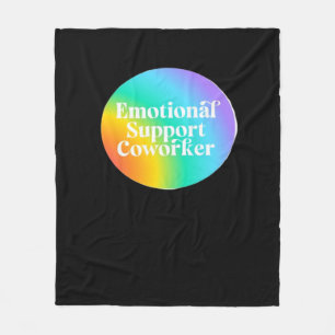 Cobertor De Velo Ajuda Emocional Coworker Engraçado