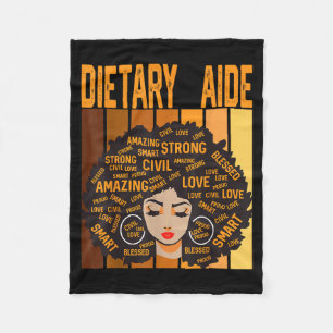 Cobertor De Velo Ajudante de Dieta Poderoso Mês da História Negra O