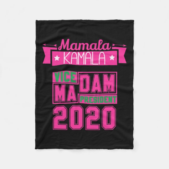 Cobertor De Velo Aka Kamala Harris Democrat Vice-Presidente 2020 (Frente)