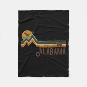 Cobertor De Velo Alabama Vintage Homens Mulheres Anos 70 Arte Gráfi