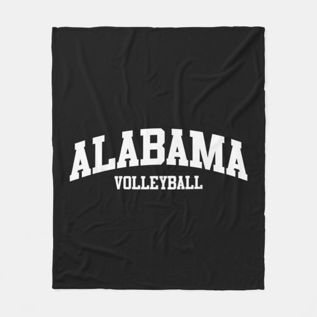 Cobertor De Velo Alabama Voleibol Estado Home (Frente)