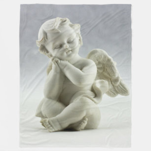 COBERTOR DE VELO ALABASTER CHERUB