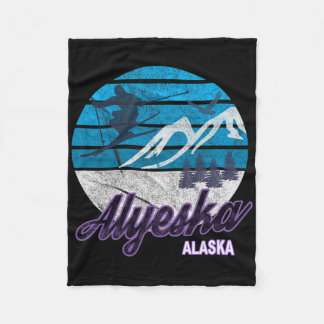 Cobertor De Velo Alaska América Ski Resort Snowboard Skiing