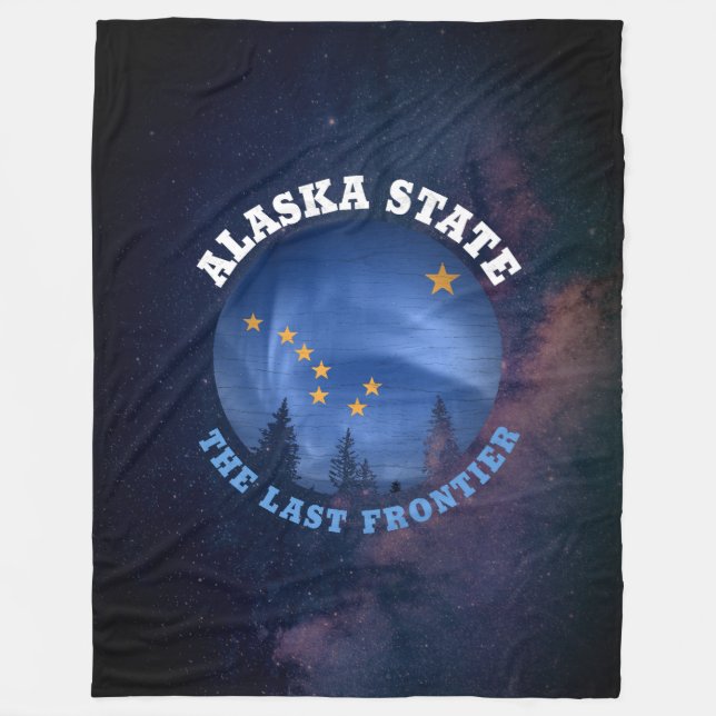 COBERTOR DE VELO ALASKA STATE FLAG (Frente)
