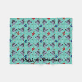 Cobertor De Velo Alaskan Malamute