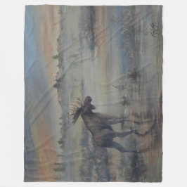 Cobertor De Velo Alce Majestoso