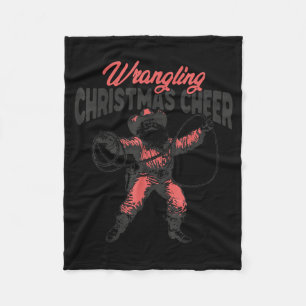 Cobertor De Velo Alegria de Natal Maneirona Camisa Ocidental do Pap