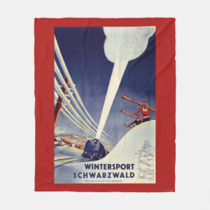 Cobertor De Velo Alemanha - esqui na Floresta Negra