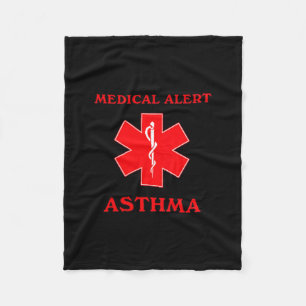 Cobertor De Velo Alerta médico asma 