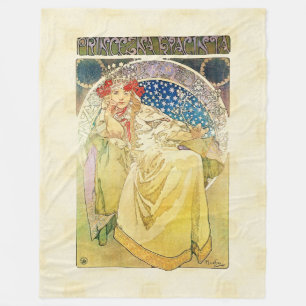 Cobertor De Velo Alfons Mucha Princezna 1911 Hyacinta