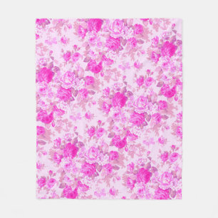 Cobertor De Velo Algodão doce Roxo e Rosa Natal